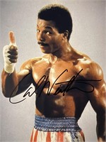 Rocky Carl Weathers signed photo