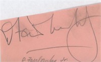 Douglas Fairbanks Jr. signature cut. GFA Authentic
