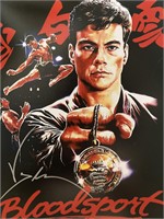 Bloodsport Jean Claude Van Damme signed photo