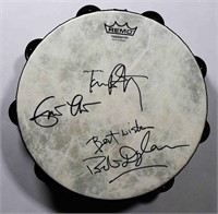 Bob Dylan, Eric Clapton, & Tom Petty signed tambou