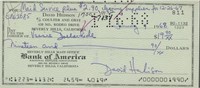David Hedison signed check