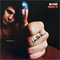 Don McLean signed American Pie album