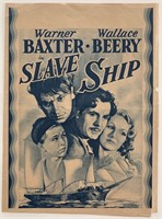Slave Ship unsigned promo flier