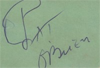 Pat O'Brien signature cut