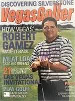 Robert Games signed 2003 Vegas Golfer magazine