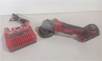 Milwaukee Grinder W/ Battery & Charger Appears To