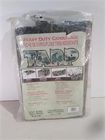 Heavy Duty Camouflage Tarp 8x10'