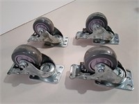 Four 3" HD Swivel Caster Wheels