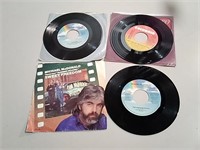 Three 7" Records Incl. Michael McDonald