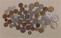 55 Vintage Foreign Coins