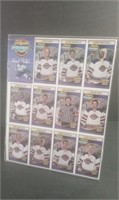 Old Timers Hockey Challenge Card Display