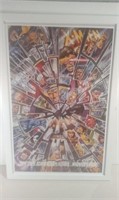 Framed Marvel Comics X-Men Poster 26x38"