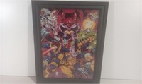 1993 X-Men Framed Poster 12x15"