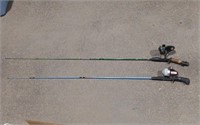 Two Fishing Rods W/ Reels