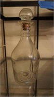 Vintage Clear Liquor Decanter