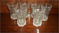 Set of 8 Unmarked Heisey Glasses