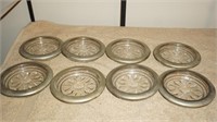 Set of 8 Silver Plate Coasters