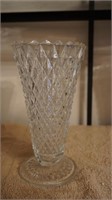 Vintage Diamond Point Vase