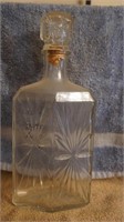 1954 Bourbon Supreme Cut Glass Decanter