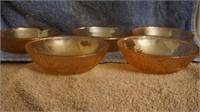 Iris & Herringbone Iridescent Carnival ware Bowls