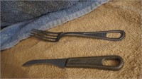 Vintage US Military Fork & Knife