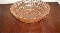 Pink Depression Glass Jeanette Company Bowl