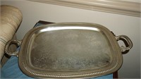 Large Chromium Plate Serving Tray