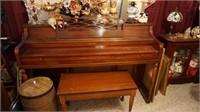 UTS Estey Piano with Bench and Sheet Music
