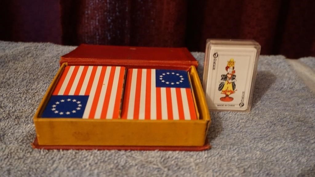 Collection of Playing Cards American Flag & Mini