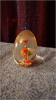 Small Paperweight with Flowers