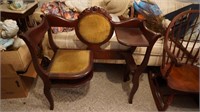 Antique Gossip Chair Charlotte Chair Company