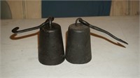 Pair of 4lb Weights for Antique Store Weights
