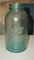 Antique Blue Ball Jar #3 Perfect Mason