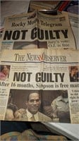 Two Newspapers on the OJ Simpsons Court Case