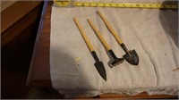 Set of Three Miniature Gardening Tools