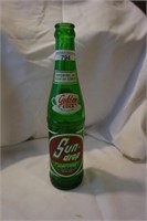 Golden Cola Sun-Drop Green Vintage Bottle