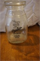 Peerless Small Glass Milk Jar