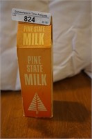 Pine State Milk Cardboard Milk Carton with Matches
