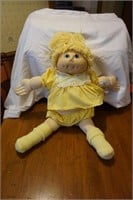 Cabbage Patch Doll with Yellow Dress