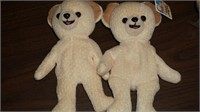 1999 Two Snuggle Bean Bears