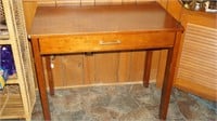 Small Wooden Computer Desk with Keyboard Drawer