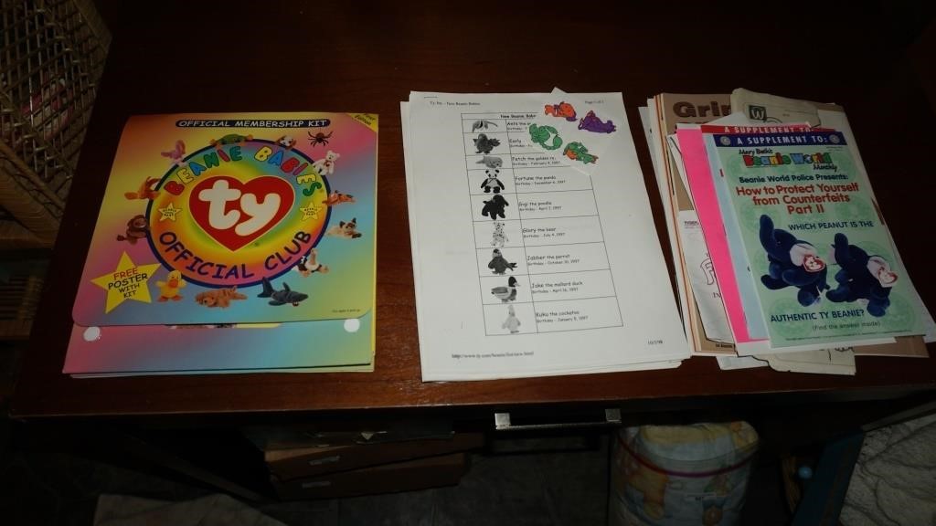Collection of TY Information Books