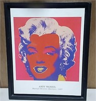 Marilyn Monroe Andy Warhol Print 18x22"