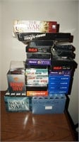 Collection of VHS Tapes and Cassette Tapes