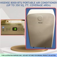 8000-BTU AIR CONDITIONER (POWER ON/FAN WORKING)