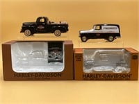Harley-Davidson Ford Pickup & Jeep Van Diecasts