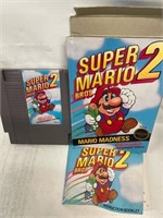 NES Super Mario 2 Game with Box