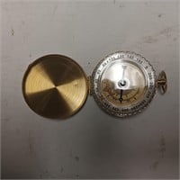 Brass Hunter's Case Illuminated Dial Compass