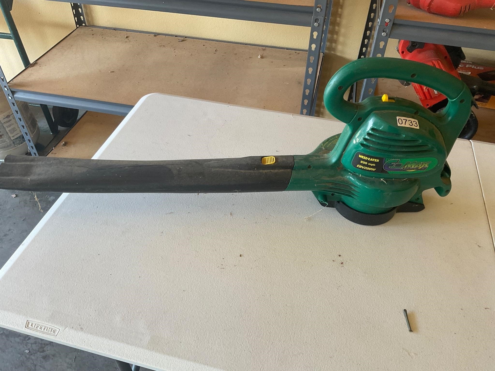Weed eater electric blower