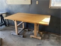 homemade work table